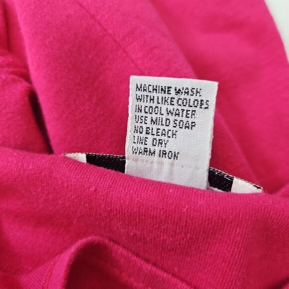 Eguipt Women's Sz Lg Top tshirt cotton red vintage shoulder pads Made in Egypt - Picture 8 of 11